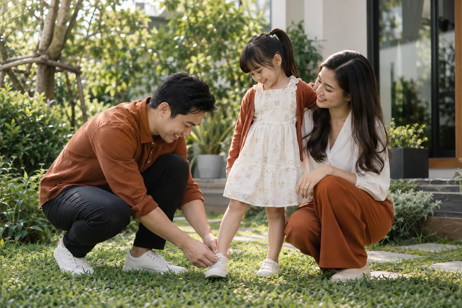ภาพประกอบสร้างด้วย AI สำหรับเรื่องดูแลครอบครัว